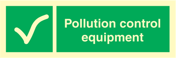 Pollution control equipment - Emergency Signs