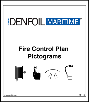 Fire control symbols booklet 10mm