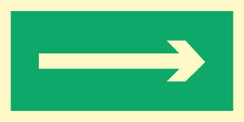 Arrow  - IMO direction exit sign 2
