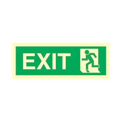 Exit left - IMO direction exit sign