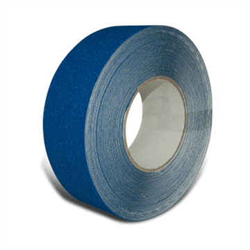 Bilde av sklisikker tape fra Denfoil. 50 mm i fargen blå. 130728. Foto.