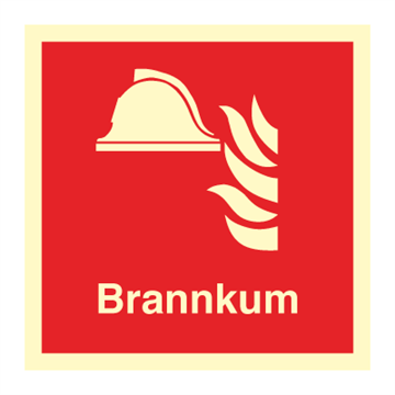 Brannkum - Brannskilt
