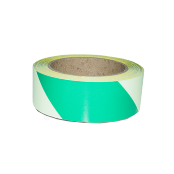 Etterlysende tape for ledelinje - non-MED - 40 mm x 10 m - Etterlysende/ grønn