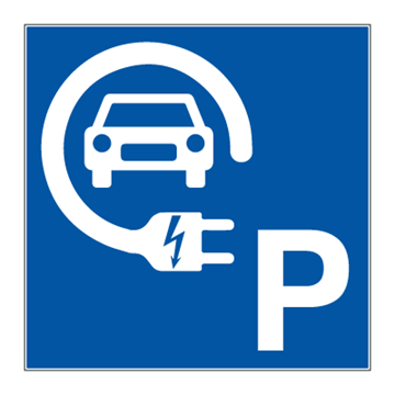 Parkering for elbil - parkeringsskilt