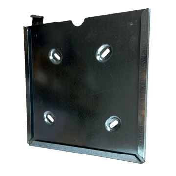 ADR-holder/ skiltholder i galvanisert stål til faresedler 30 x 30 cm