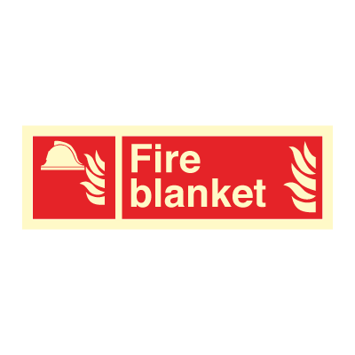 Fire blanket - Fire Signs