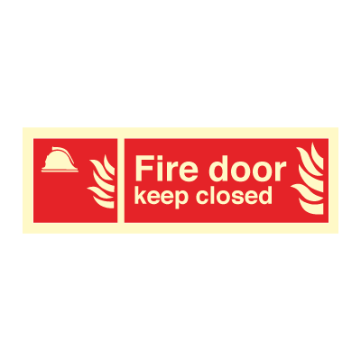 Fire door keep closed - Fire Signs