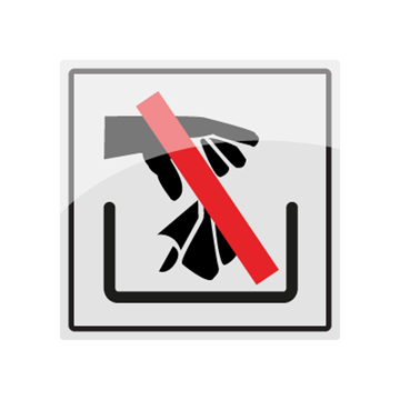 Forbudt å kaste søppel - symbolskilt - piktogram