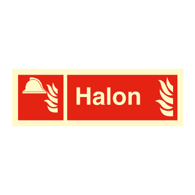 Halon - Fire Signs