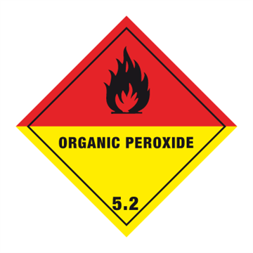 Fareseddel klasse 5.2 - Organiske peroksider. Foto.