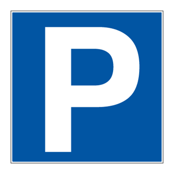 Parkeringsskilt - parkeringsskilt