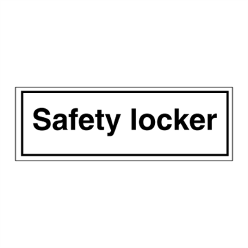 Safety locker - ISPS Code Signs