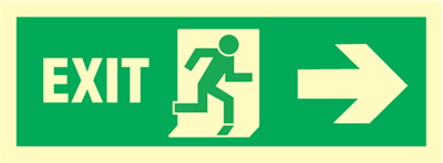 Exit right arrow right - exit sign