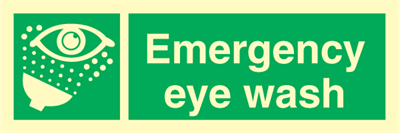 Emergency eye wash - Emergency Signs