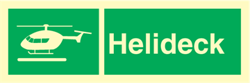 Helideck - Emergency Signs