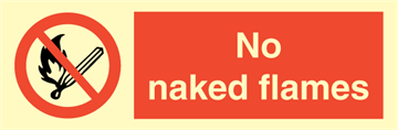 No naked flames