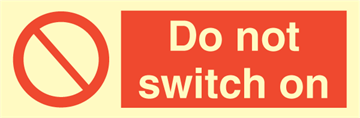 Do not switch off