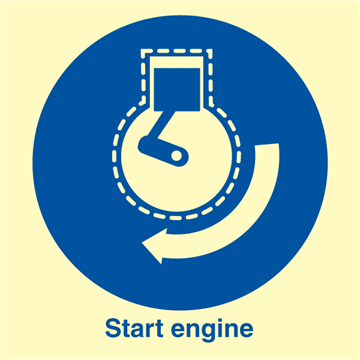 Start engine - IMO Signs