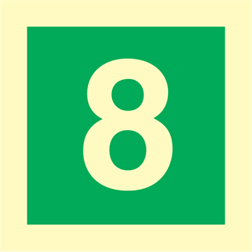 Number 8 - IMO Signs