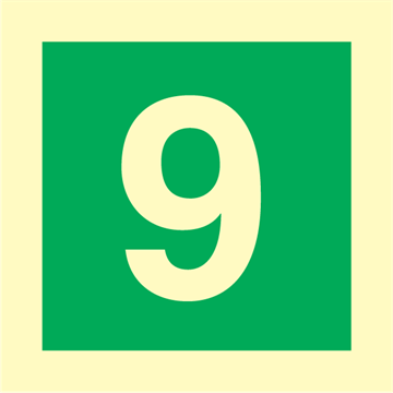 Number 9 - IMO Signs