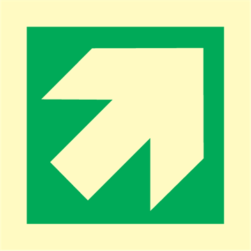 Arrow to corner - IMO Signs