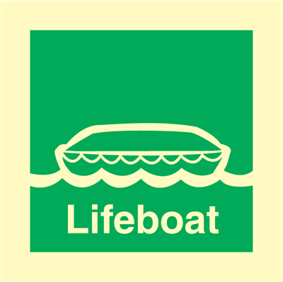 Lifeboat - IMO Signs