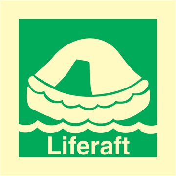 Liferaft - IMO Signs