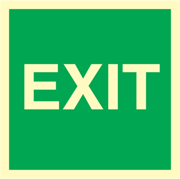 EXIT - IMO Signs