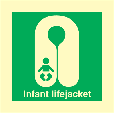Infant lifejacket - IMO Signs
