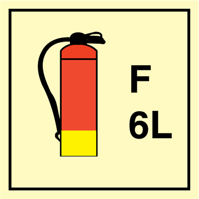 Foam Extinguishers 6L - Fire Control Signs