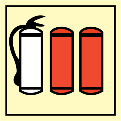 Refill for fire extinguisher - Fire Control Signs