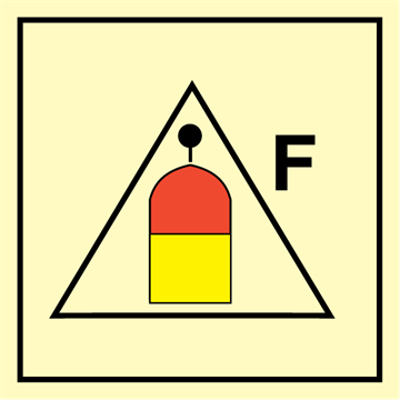 Remote release station Foam - Fire Control Signs