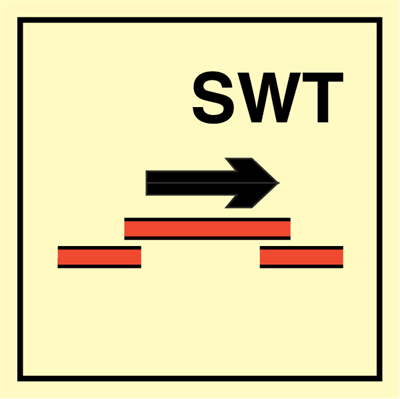 A class self closing sliding fire door - Fire Control Signs