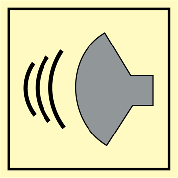 PA - speaker for alarms and - Fire Control Signs