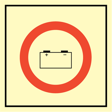 Emergency source of electrical power - Fire Control Signs
