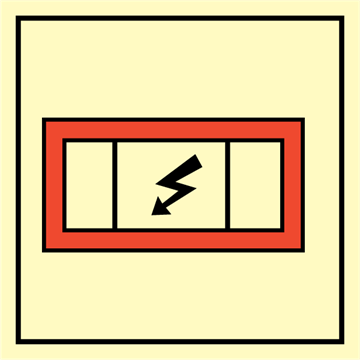 Emergency switchboard - Fire Control Signs
