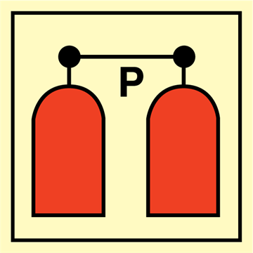 Powder release station - Fire Control Signs