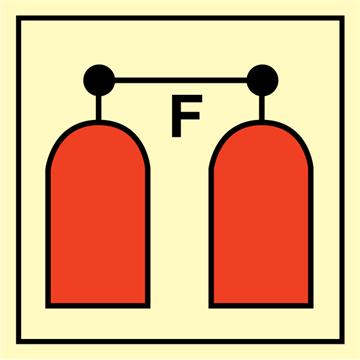 Foam release station - Fire Control Signs