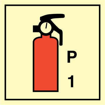 Portable fire extinguishers P 1 - Fire Control Signs