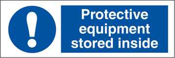 Protective equipment - Mandatory Signs