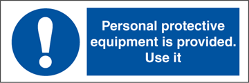 Personal protective equipment - Mandatory Signs