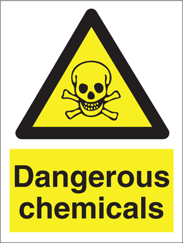 Dangerous chemicals - Hazard Signs