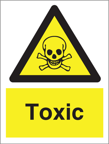 Toxic - Hazard Signs