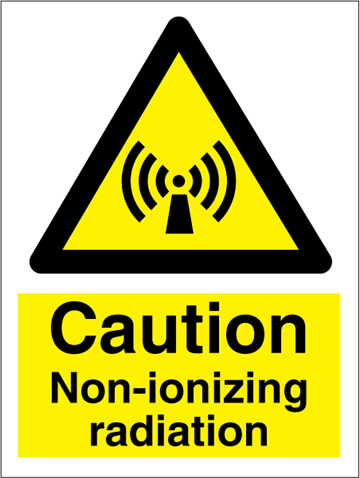 Non-ionizing radiation - Hazard Signs