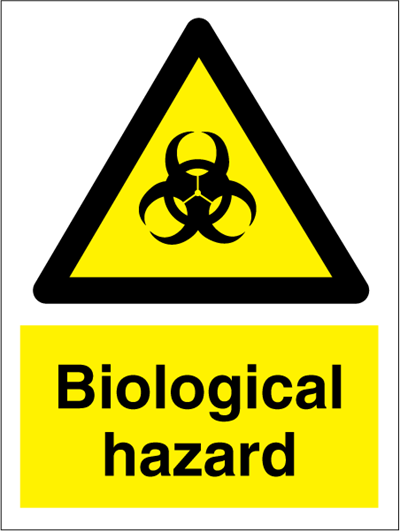 Biological hazard - Hazard Signs