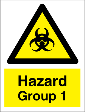 Hazard Group 1 - Hazard Signs