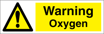 Oxygen - Hazard Signs