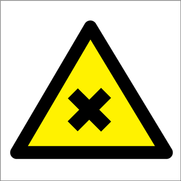 Danger Injurios chemicals - Hazard Signs