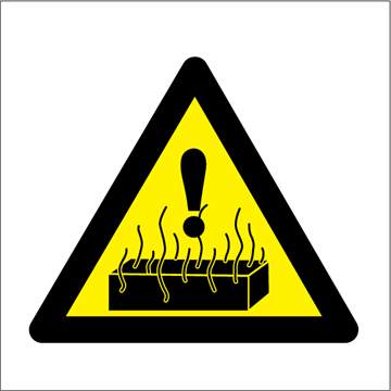 Danger Hot - Hazard Signs