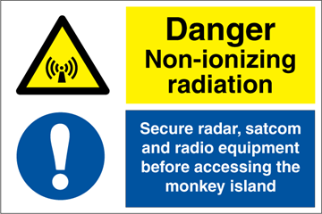Danger Non-ionizing radiation - Kombi skilt